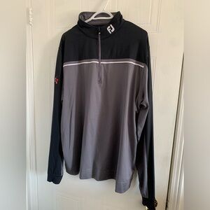 Footjoy Golf Chill Out Pull Over 1/4 Zip Softshell Stretch Mens XL Quarter Zip